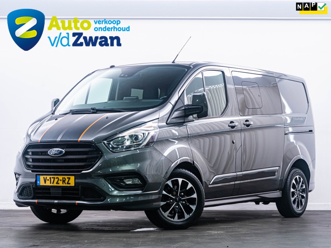 Ford Transit Custom - 310 2.0 TDCI L1H1 Limited Sport DC 5pers - AutoWereld.nl