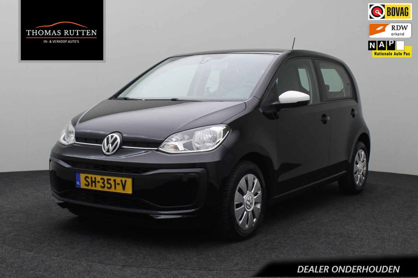 Volkswagen Up! - 1.0 BMT move up! 2018 NAP | Airco | Bluetooth | Elektrishe ramen + spiegels | Automatische - AutoWereld.nl