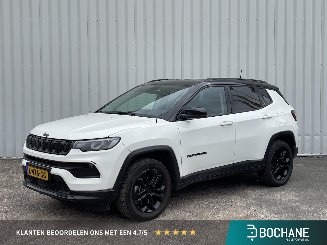 Jeep Compass - 4xe 190 Plug-in Hybrid Electric Night Eagle | Trekhaak | Stoel- & Stuurverwarming | - AutoWereld.nl