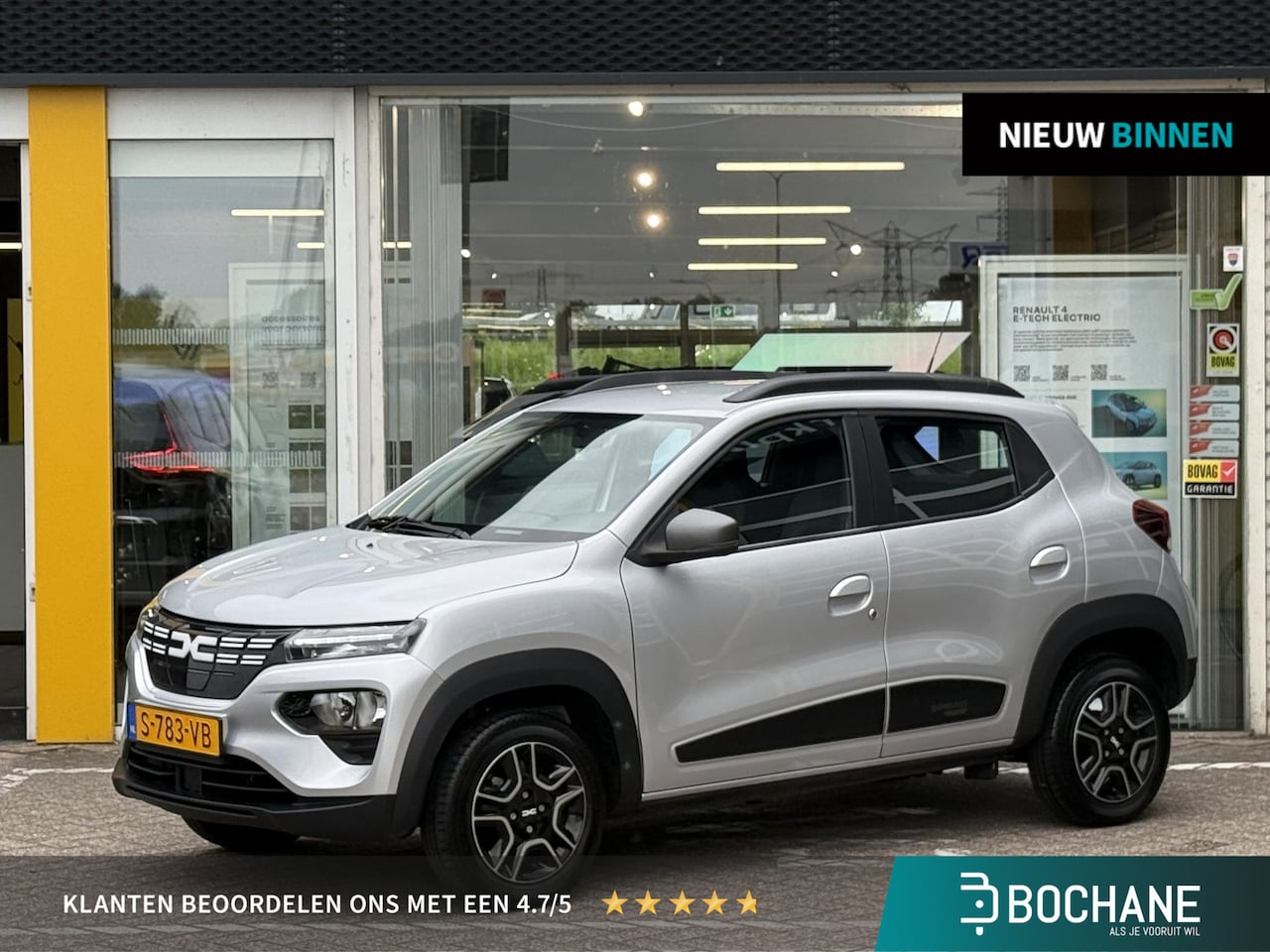 Dacia Spring - Expression 27 kWh | NAP | Navigatie | achteruitrijcamera | Snellader | DAB | Airco | - AutoWereld.nl