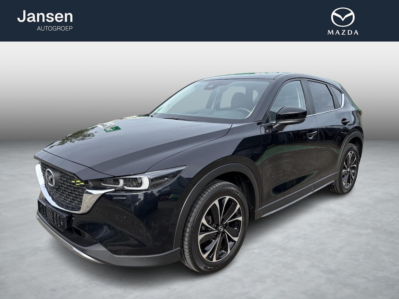 Mazda CX-5 - 2.0 e-SkyActiv-G M Hybrid 165 Newground 2.0 e-SkyActiv-G M Hybrid 165 Newground , Trekhaak, Half Leder, 360 Camera, Cruise, Clima, - AutoWereld.nl