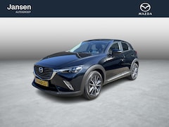 Mazda CX-3 - 2.0 SkyActiv-G 120 TS+ , Automaat, Trekhaak, Half Leder, Camera, Cruise, Clima, Navi, Stoe