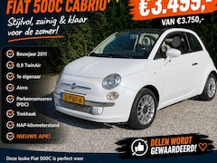 Fiat 500 C - 0.9 TwinAir Lounge 1e EIGENAAR - AIRCO - PDC - TREKHAAK