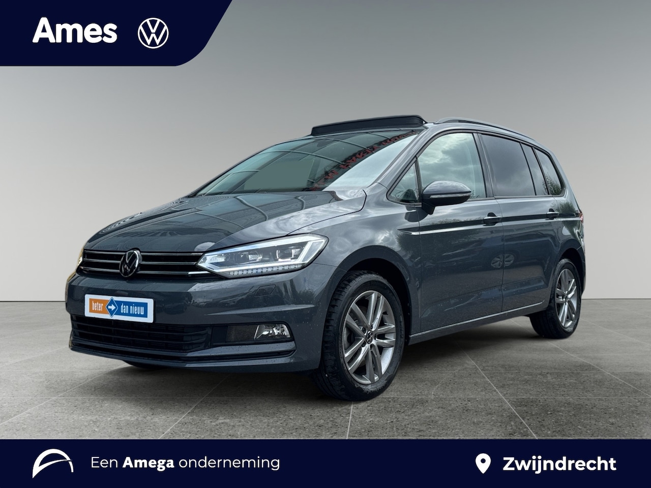 Volkswagen Touran - 1.5 150pk TSI Highline 7p Rijstrookwisselassistent 'Side Assist' | Panoramaschuif-kantelda - AutoWereld.nl
