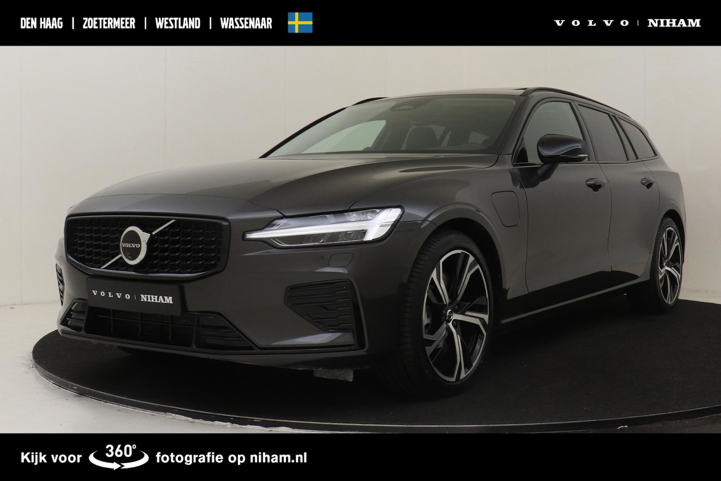 Volvo V60 - T8 PLUG-IN HYBRID AWD ULTRA DARK *FULL OPTIONS!* -PANO.DAK|BOWERS&WILKINS|GEVENT.LEDER+MAS - AutoWereld.nl