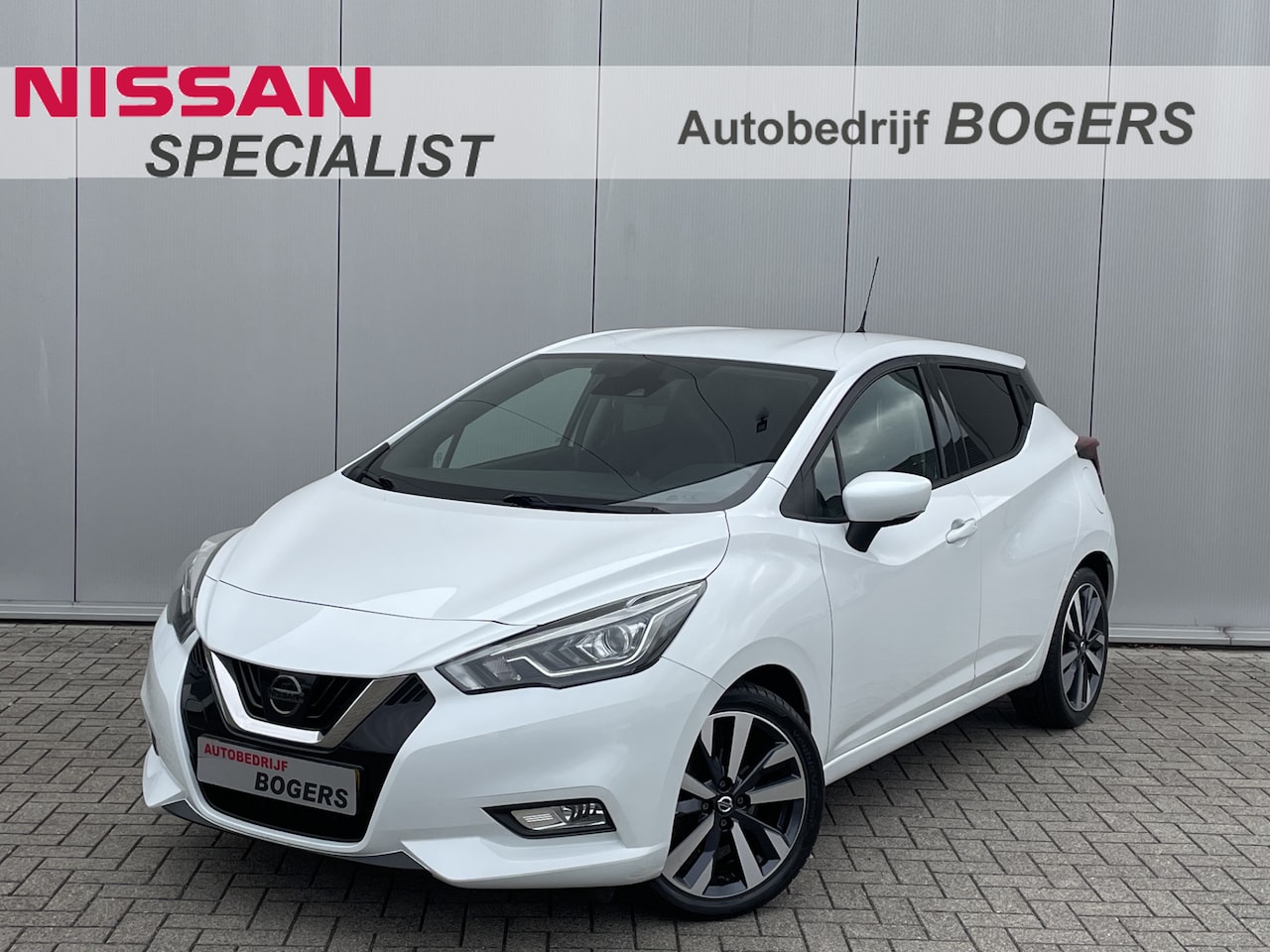 Nissan Micra - 0.9 IG-T Tekna Navigatie, Climate Control, LED Koplampen, Bose, 17"Lm, Stoelverwarming, Ke - AutoWereld.nl