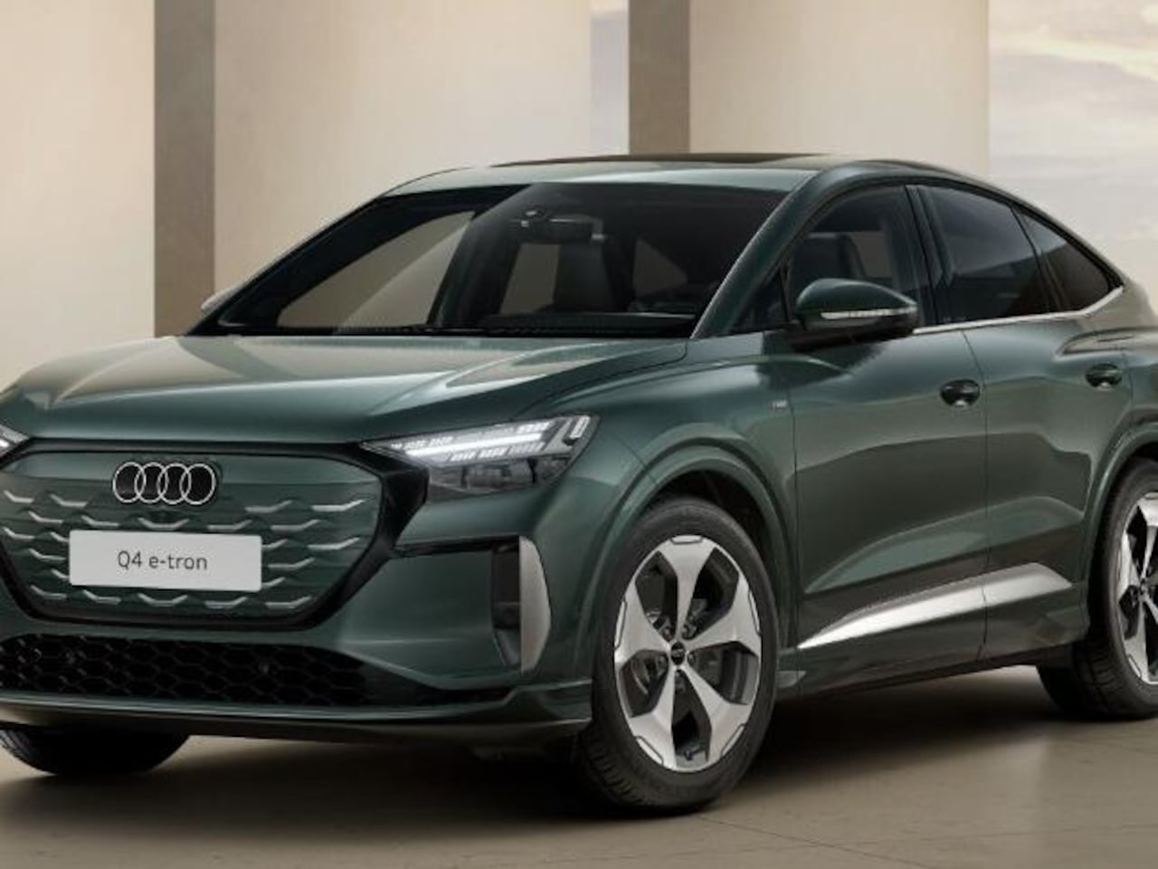 Audi Q4 Sportback e-tron - S edition 55 82 kWh 250 kW / 340 PK | Pano | Head up | Matrix | Techniek pro | Bijrijders - AutoWereld.nl