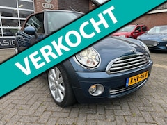 MINI Cabrio - Cooper 1.6 Luxe uitvoering met Bruin Leder int