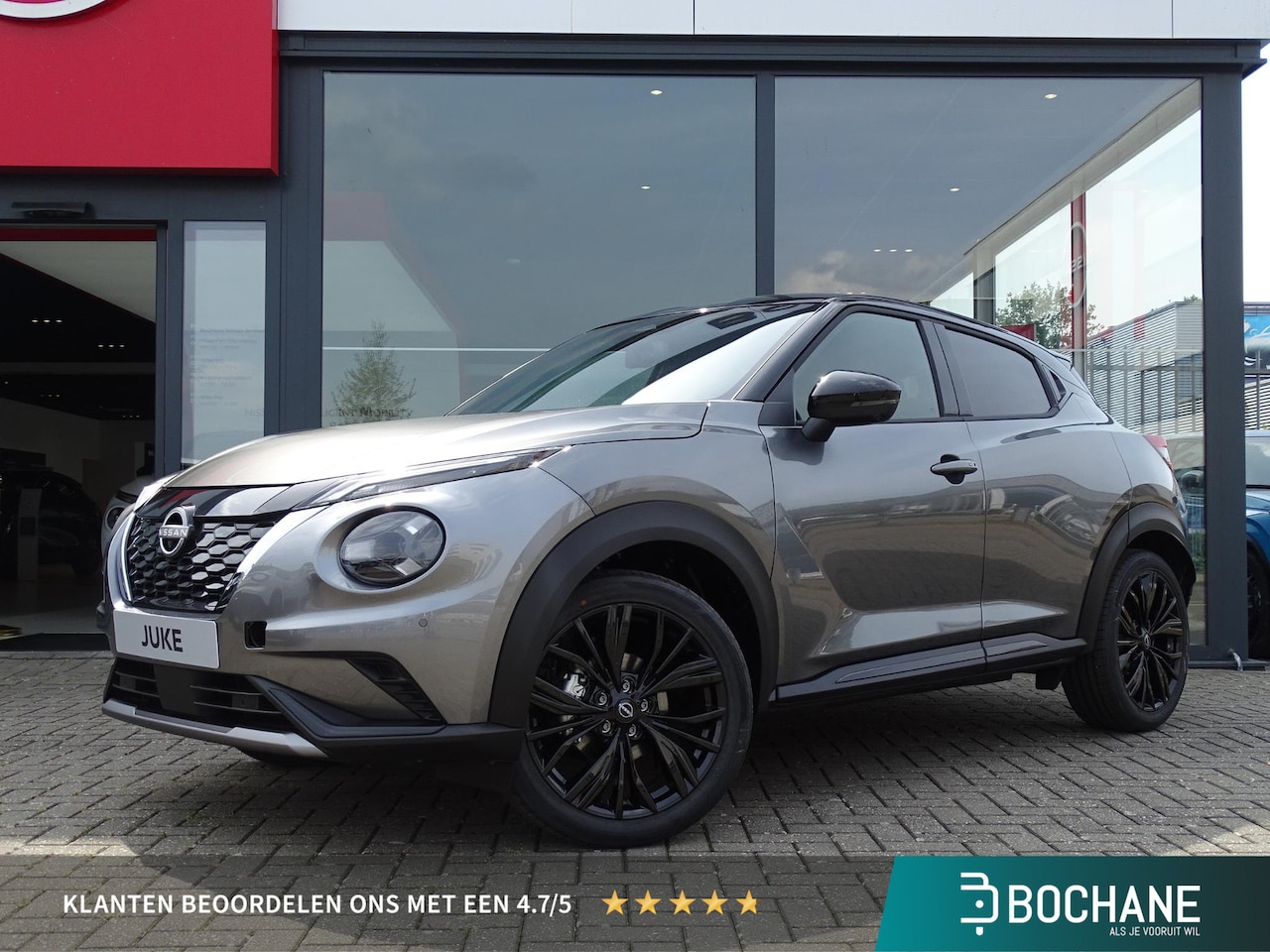Nissan Juke - 1.6 Hybrid N-Sport 10 jr garantie! TECHNOLOGY PACK | COLD PACK | TWO TONE METALLIC LAK - AutoWereld.nl