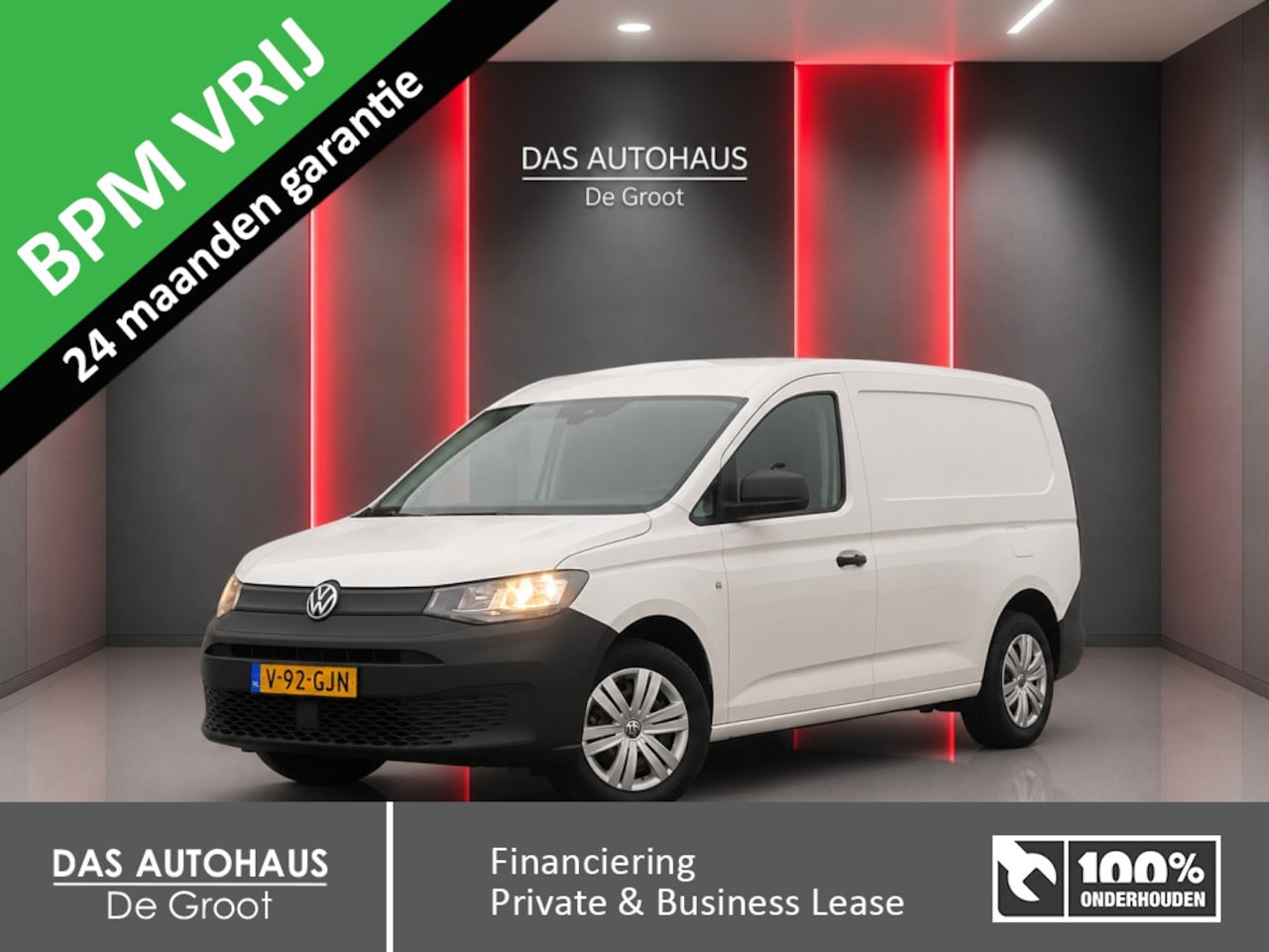 Volkswagen Caddy Cargo Maxi - 2.0 TDI 102pk | Digit. Cockpit | Lat om Lat | Trekhaa - AutoWereld.nl