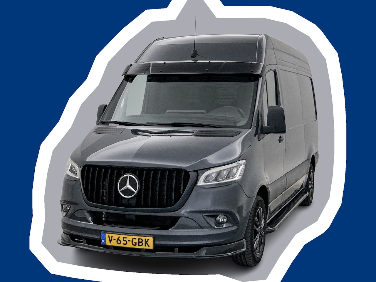 Mercedes-Benz Sprinter - 317 1.9 CDI L2H2 Led 3500kg trekhaak Luchtgeveerde stoel Zonneklep Navigatie Stoelverwarmi - AutoWereld.nl