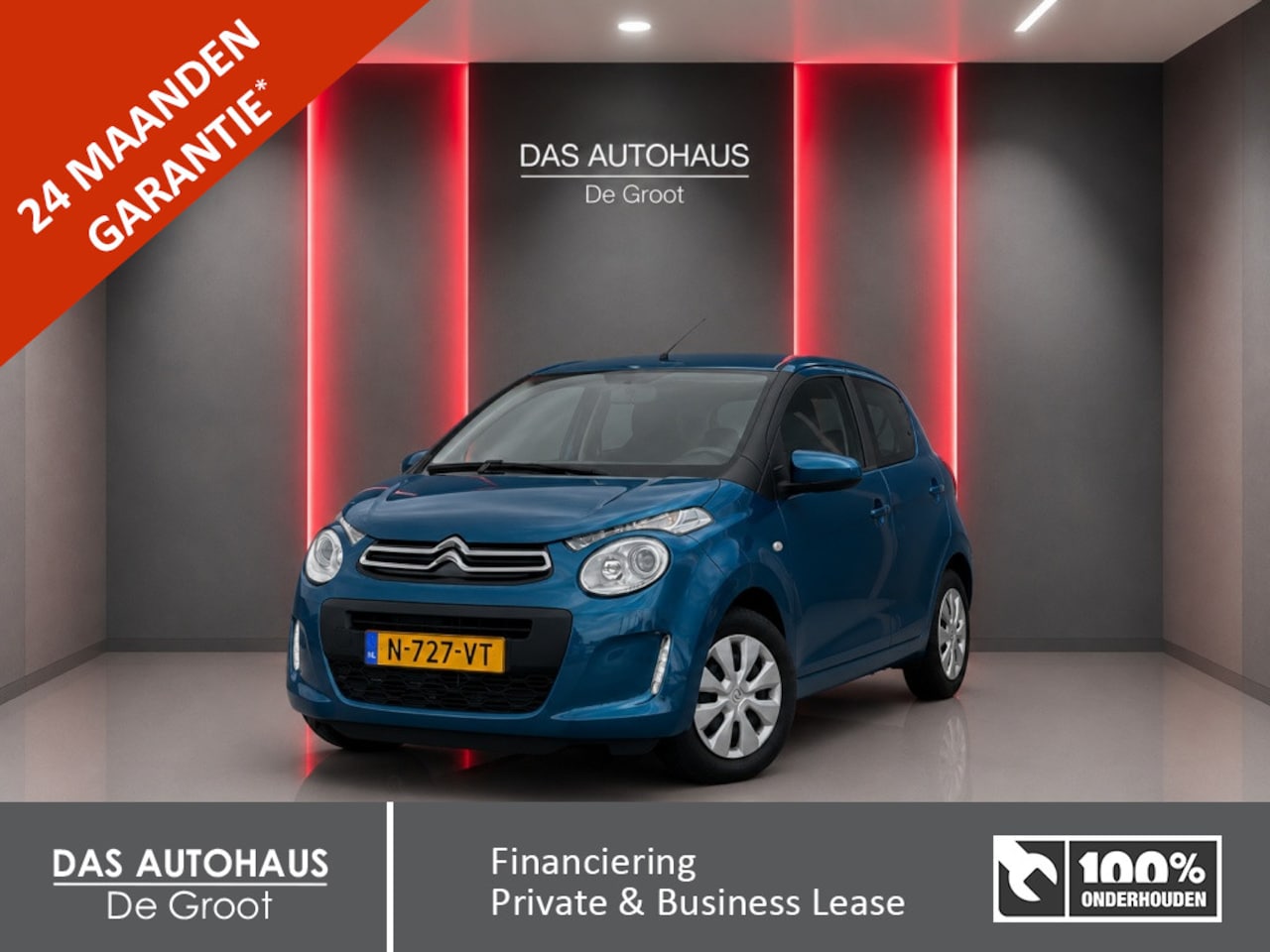 Citroën C1 - 1.0 VTi 72pk Feel | NL auto | Bluetooth | Airco | ASR - AutoWereld.nl