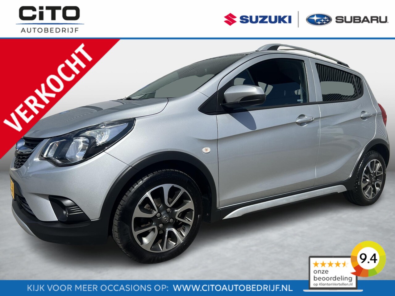 Opel Karl - 1.0 Rocks Online Edition | Parkeersensoren Voor & Achter | 15" LM Velgen | Airco | Cruise - AutoWereld.nl