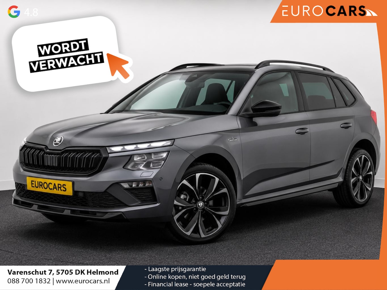 Skoda Kamiq - 1.0 TSI Monte Carlo Panoramadak Wegklapbare trekhaak Navigatie Apple Carplay Android Auto - AutoWereld.nl