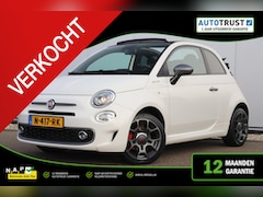 Fiat 500 C - 1.0 Hybrid Sport Cabrio 16 inch LMV Half Leder Navigatie Carplay Android Climate Cruisecon