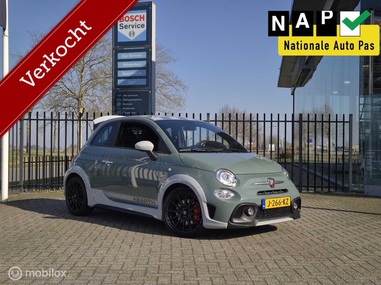 Fiat 500 Abarth - 1.4 T-Jet 70th Anniversary|Nw D-riem+grootOH - AutoWereld.nl