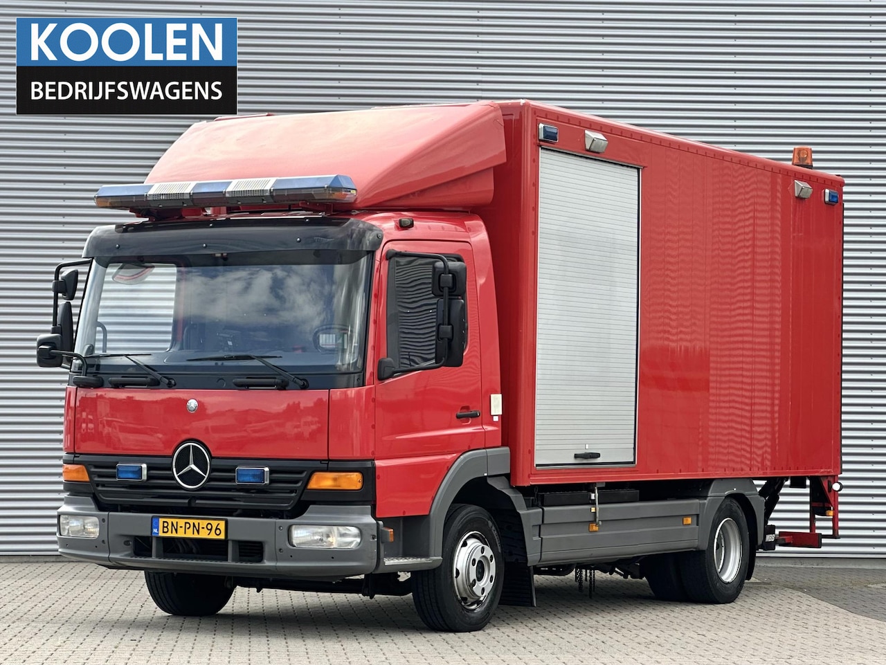 Mercedes-Benz Atego - 970.04 1018 laadklep trekhaak Brandweerauto Brandweerwagen Topstaat! MARGE - AutoWereld.nl