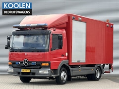 Mercedes-Benz Atego - 970.04 1018 laadklep trekhaak Brandweerauto Brandweerwagen Topstaat MARGE