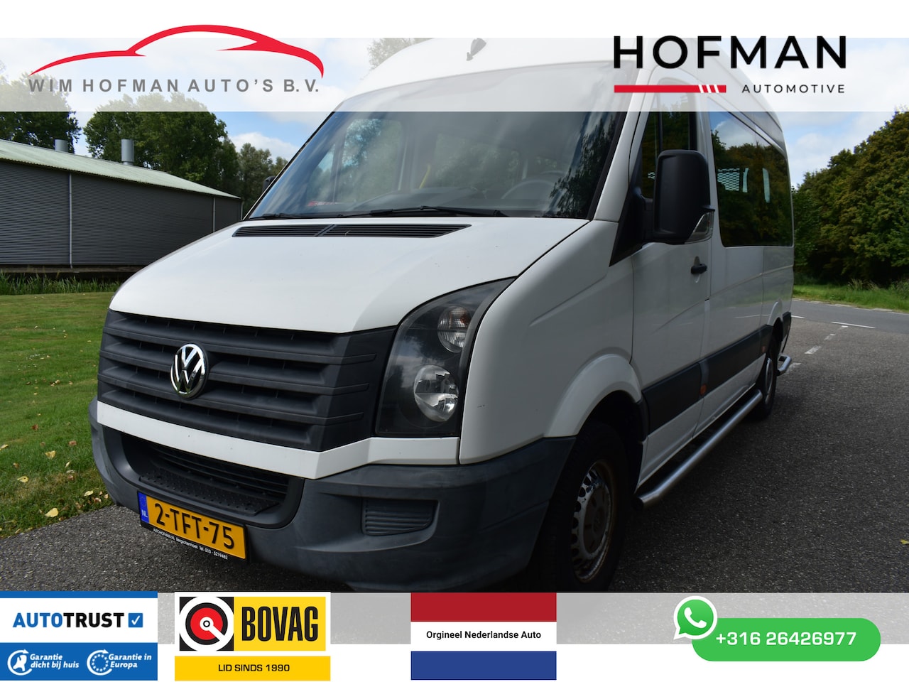 Volkswagen Crafter - Nw Koppeling L2H2 Airco 9 pers Rolstoel lift bus 35 2.0 TDI - AutoWereld.nl