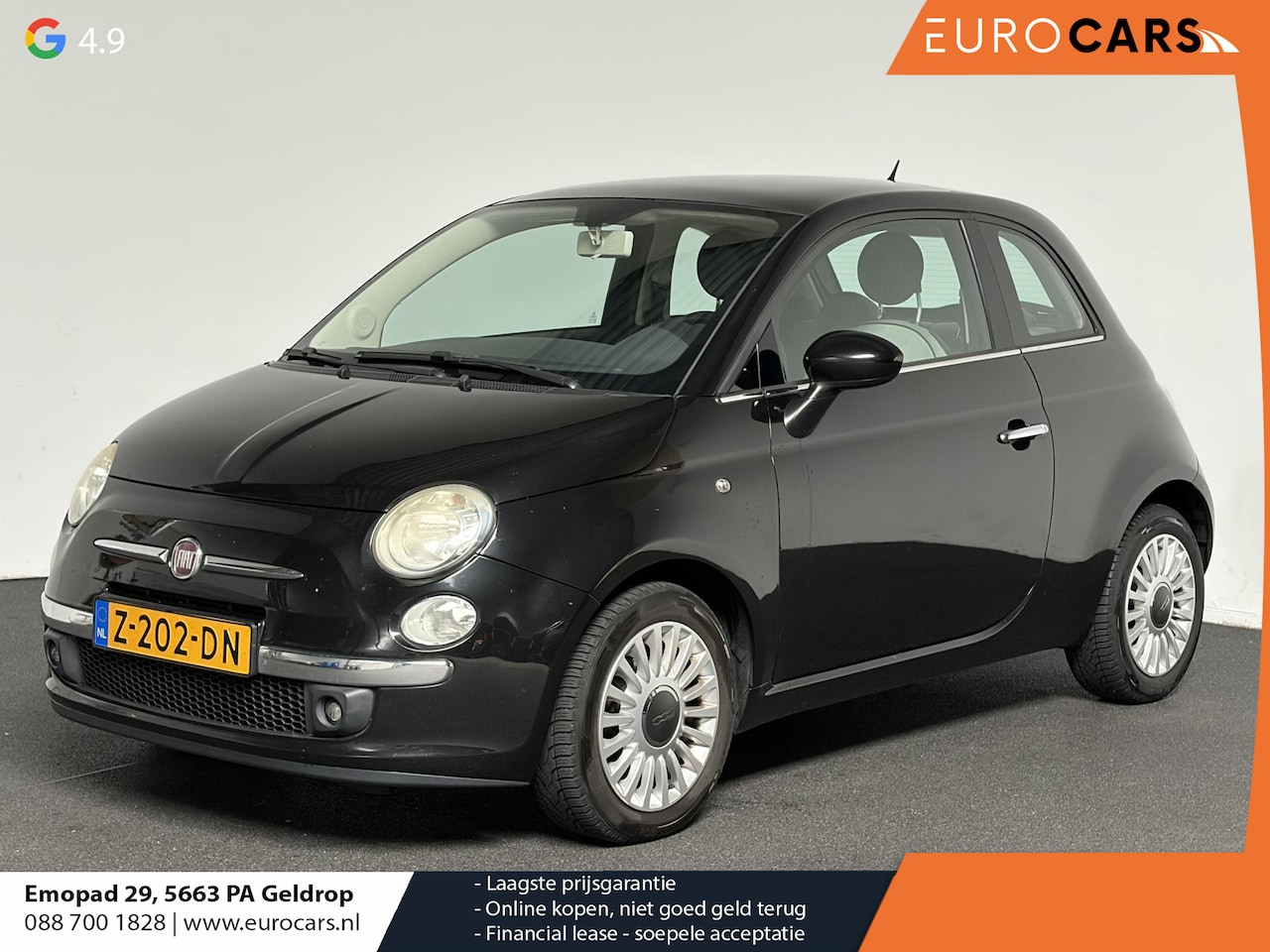 Fiat 500 - 1.2 Naked Lichtmetalen velgen Airco Elektrische Ramen - AutoWereld.nl