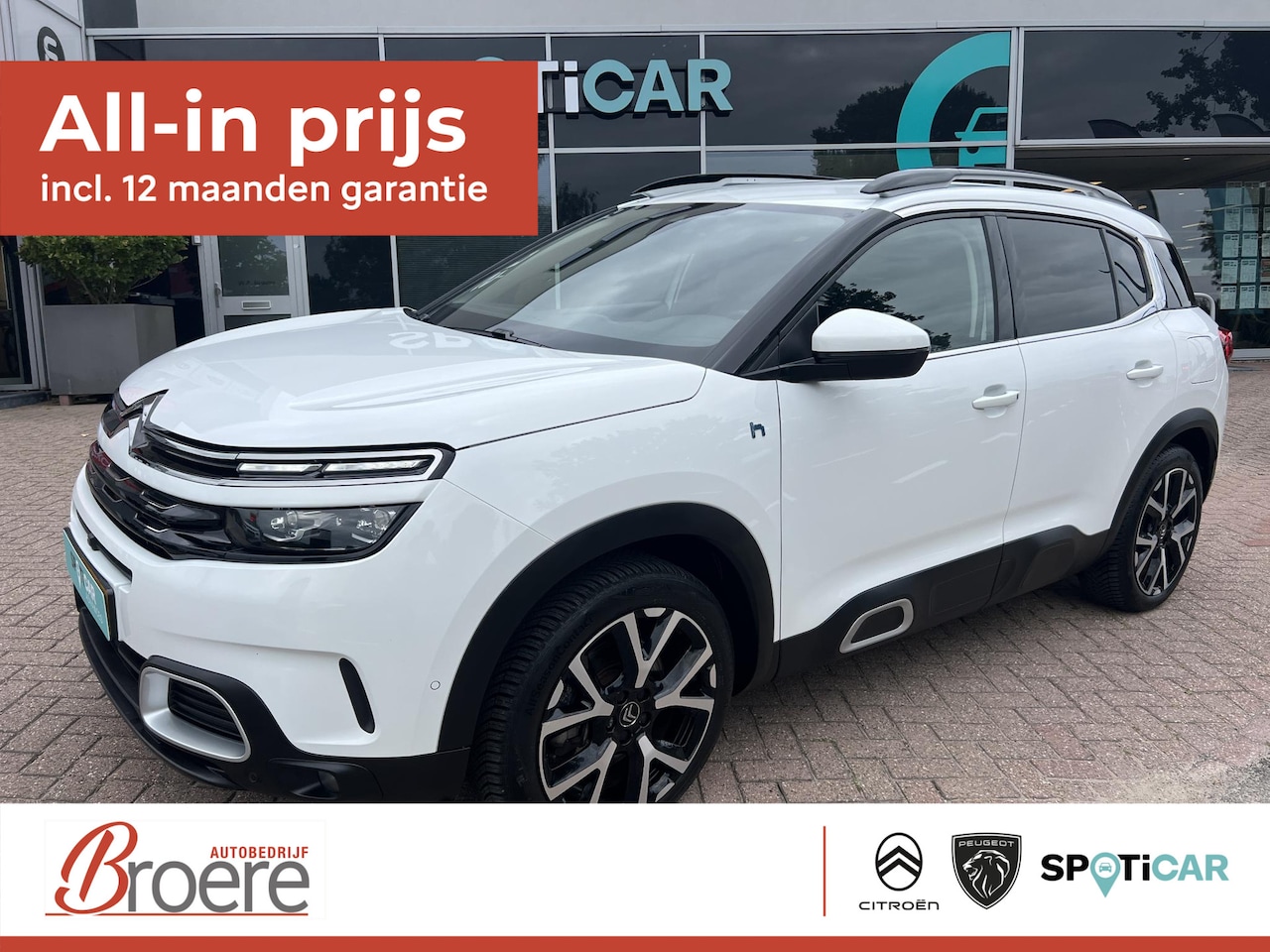 Citroën C5 Aircross - 1.6 Plug-in Hybrid 225 Shine Automaat Trekhaak, elektrische achterklep - AutoWereld.nl