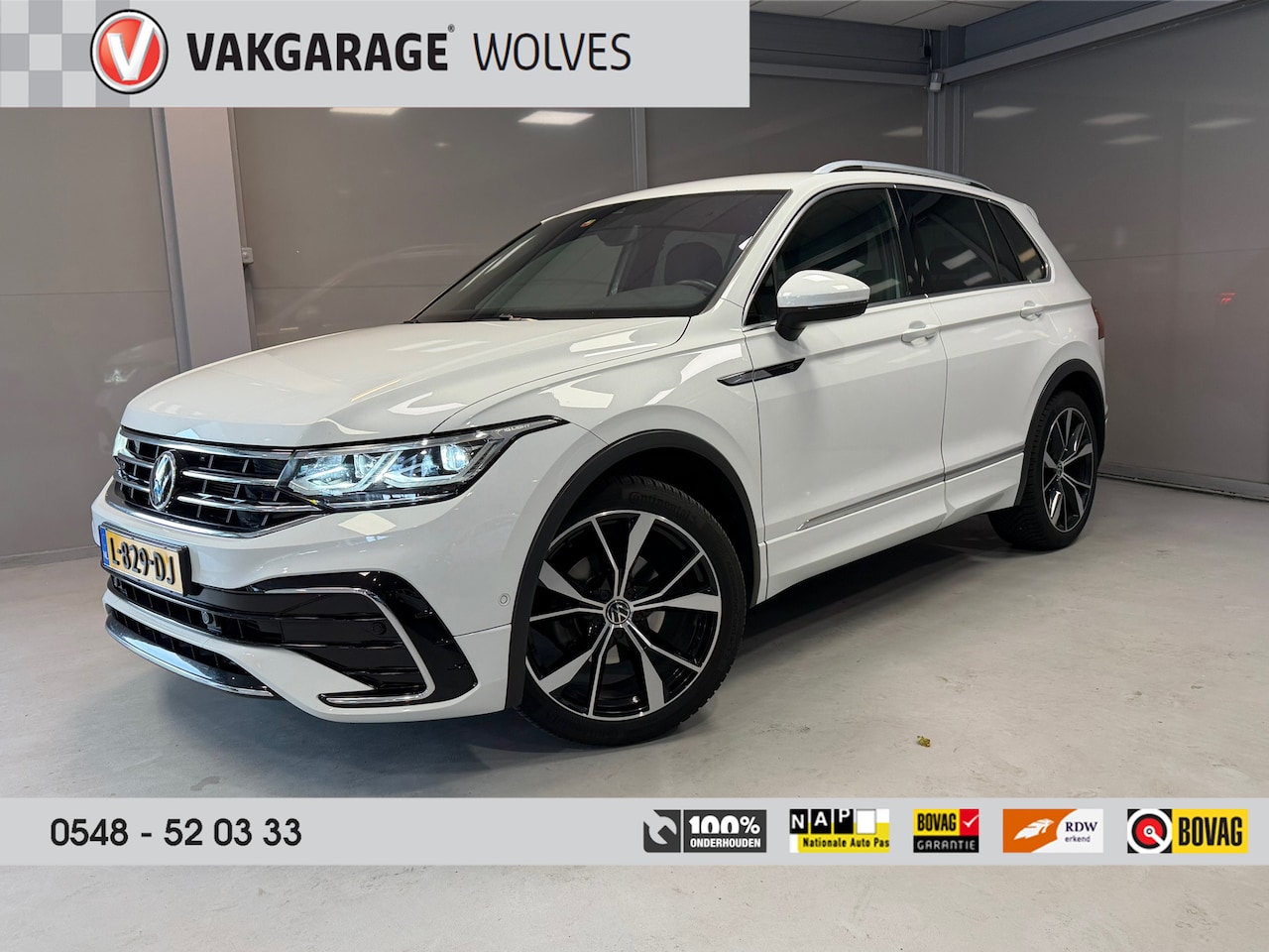 Volkswagen Tiguan - 1.5 TSI R-Line Business+ | MATRIX | 20"LMV | CAMERA | - AutoWereld.nl