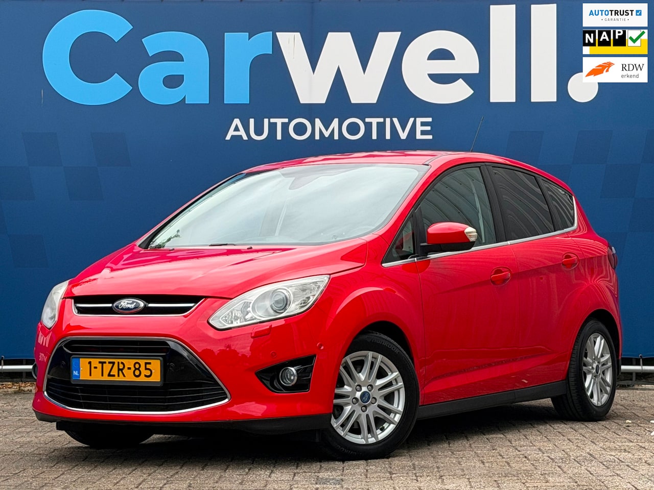 Ford C-Max - 1.6 EcoBoost Titanium|Distributie Vervangen|2e Eigenaar|Trekhaak|Navi|Camera|Climate|Cruis - AutoWereld.nl