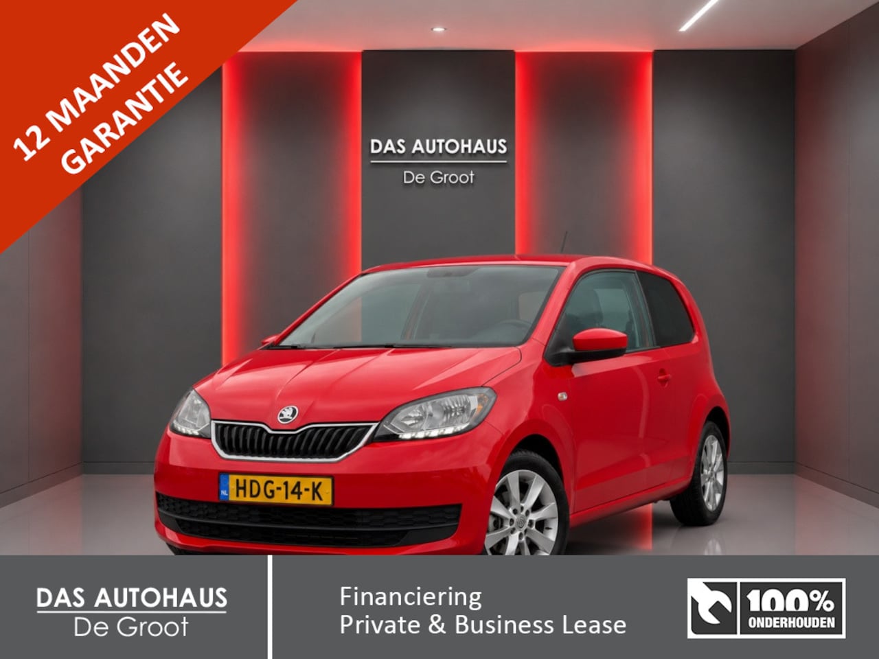 Skoda Citigo - 1.0MPI 60pk Clever | Climate | Cruise | LED | Parkeersensoren - AutoWereld.nl