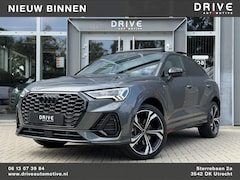 Audi Q3 Sportback - 45 TFSI e S-Line |Pano|Memory|Sfeer|ACC|20"|Trekhaak|Daytona-Zwartoptiek