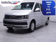 Volkswagen Transporter - 2.0 TDI 150 pk L2 Dubbel Cabine Airco ECC, Navi Cruise Control, PDC V+A, Trekhaak, 6-Zits