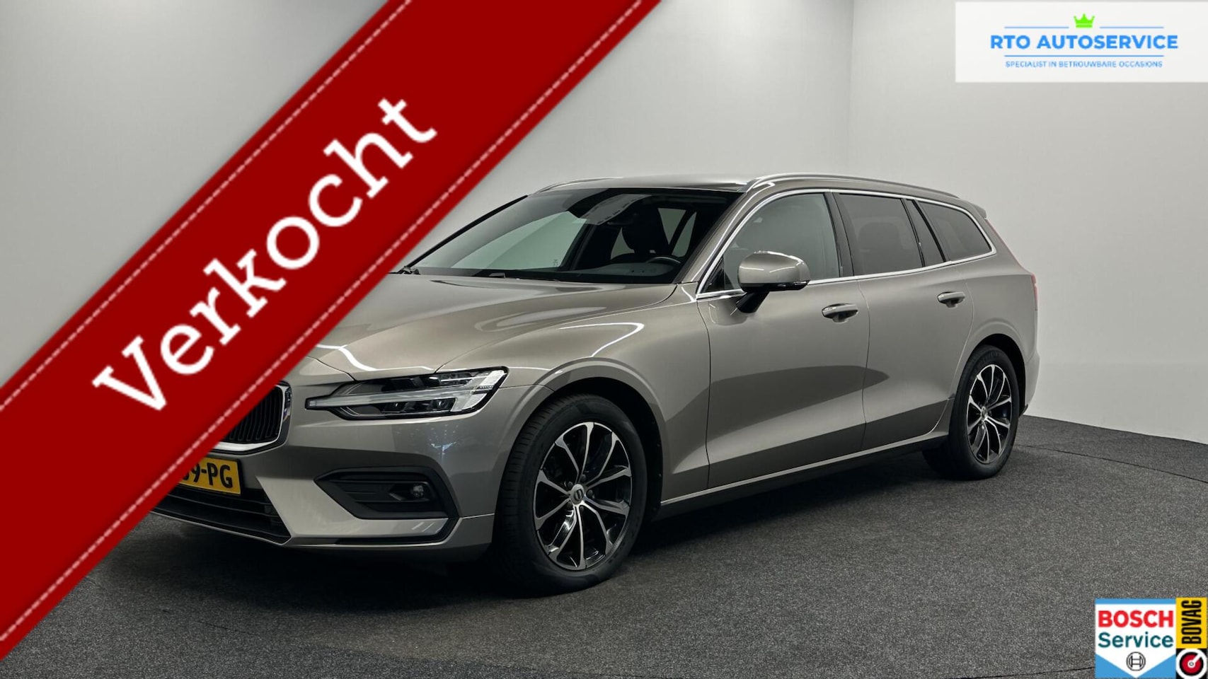 Volvo V60 - 2.0 B3 Business Pro NAVI ECC CARPLAY ADAPTIEF CRUISE. - AutoWereld.nl