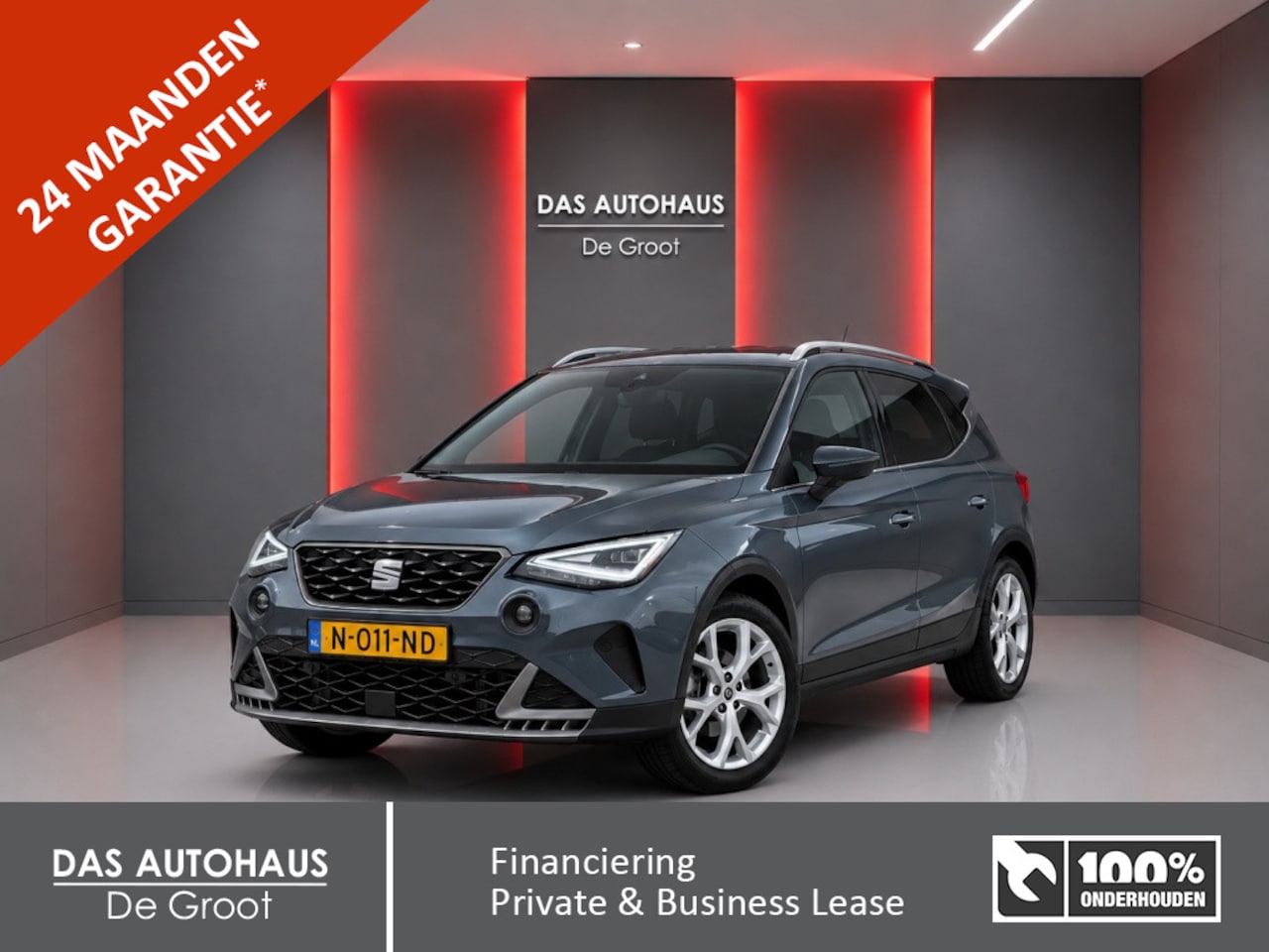 SEAT Arona - 1.0 TSI 110pk FR | Camera | Carplay | Climate | Cruise | Isofix - AutoWereld.nl