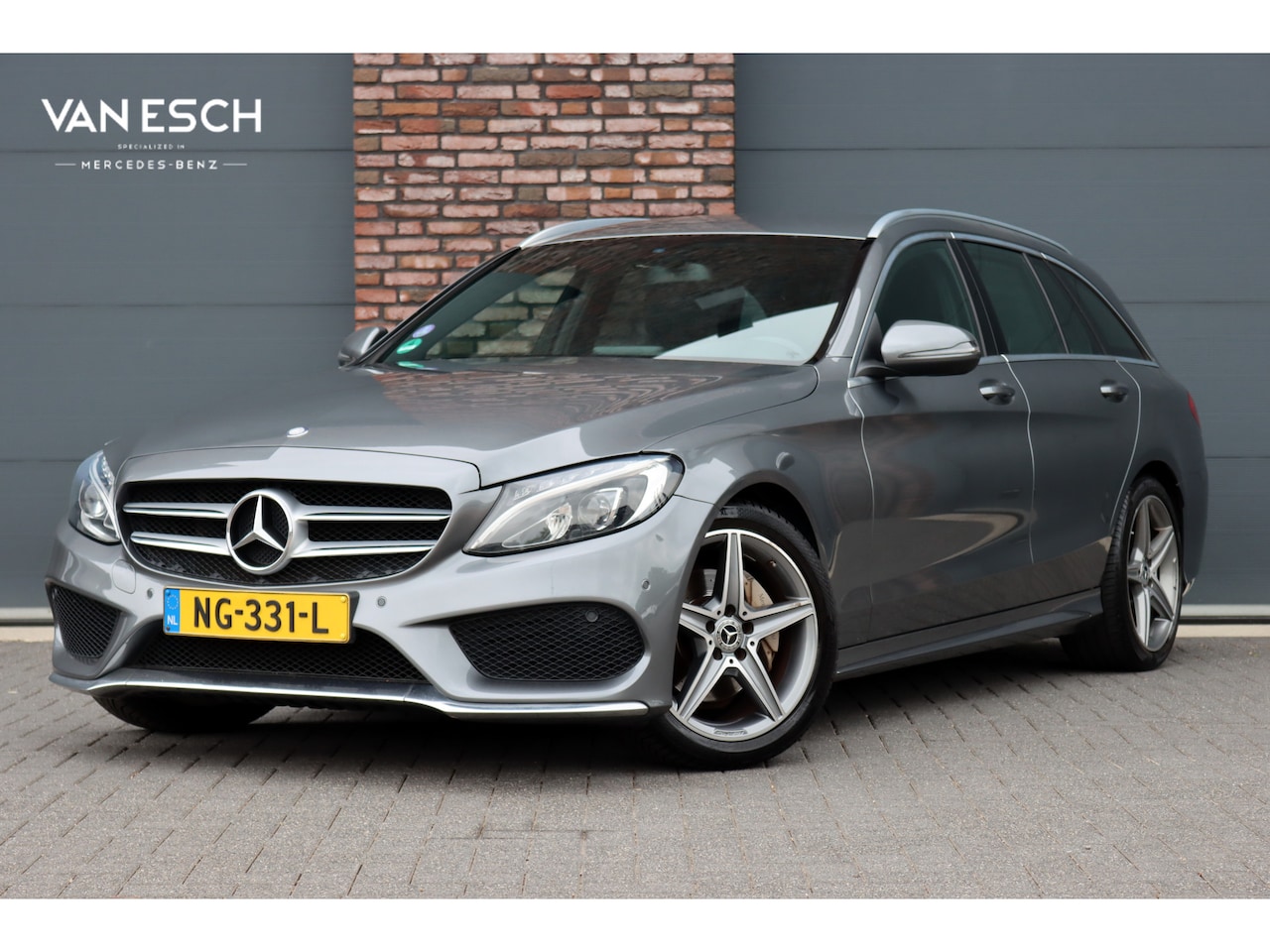 Mercedes-Benz C-klasse Estate - 180 AMG Sport Edition | Dealer onderhouden | Zonnerollo's | Navigatie | Stoelverwarming | - AutoWereld.nl