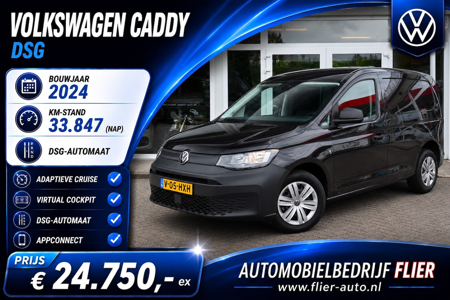 Volkswagen Caddy Cargo - 2.0 122PK TDI Trend | Digi Dash | Cruise | PDC | Orig. NL | NAP | - AutoWereld.nl