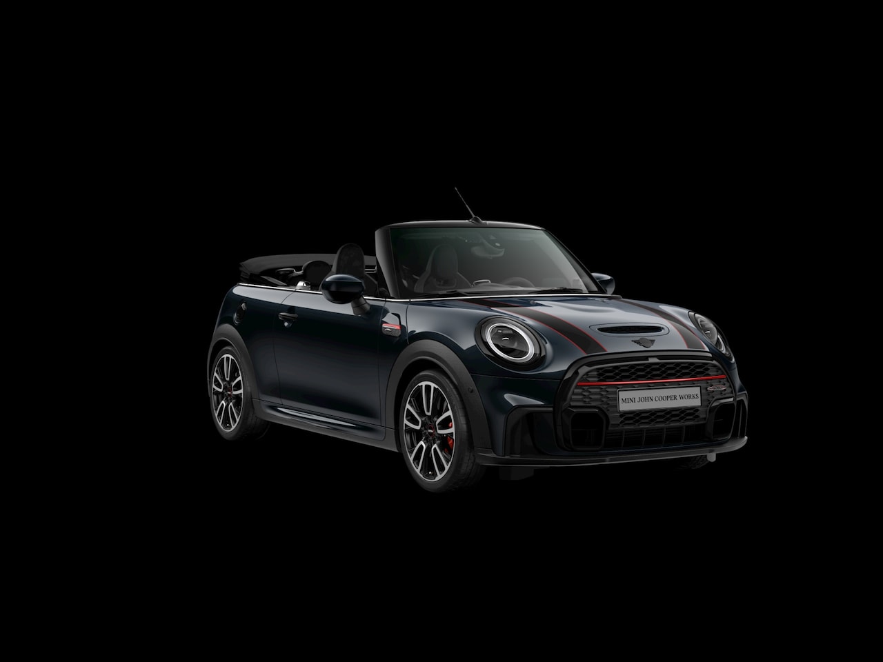 MINI Cabrio - 2.0 John Cooper Works F1 Aut. | Navi | Schaalstoelen | H&K | Head-Up | Camera | 18"LM | En - AutoWereld.nl