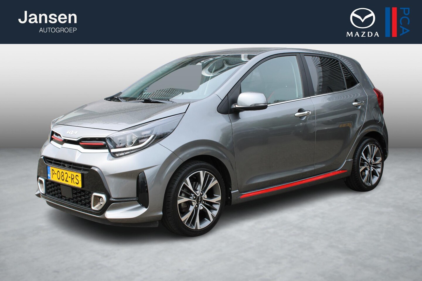 Kia Picanto - 1.0 T-GDi GT-Line 5p 1.0 T-GDi GT-Line 5p , Leder, Schuif-/Kanteldak, Stoel/Stuurverwarming, Camera, Navi, Clim - AutoWereld.nl