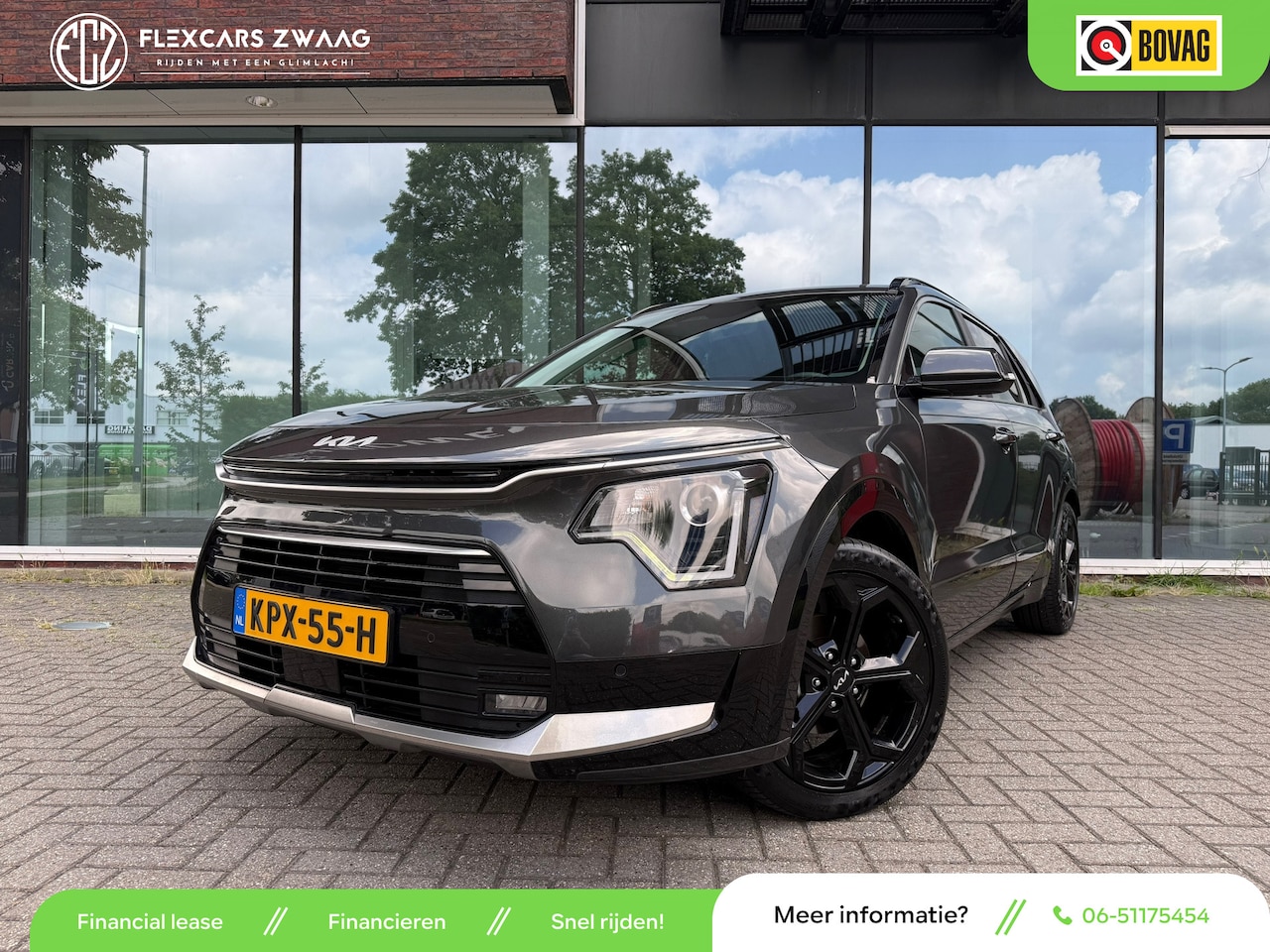 Kia Niro - 1.6 GDi Hybrid DynamicPlusLine - Navi - Climate - Camera - Half Leder - AutoWereld.nl