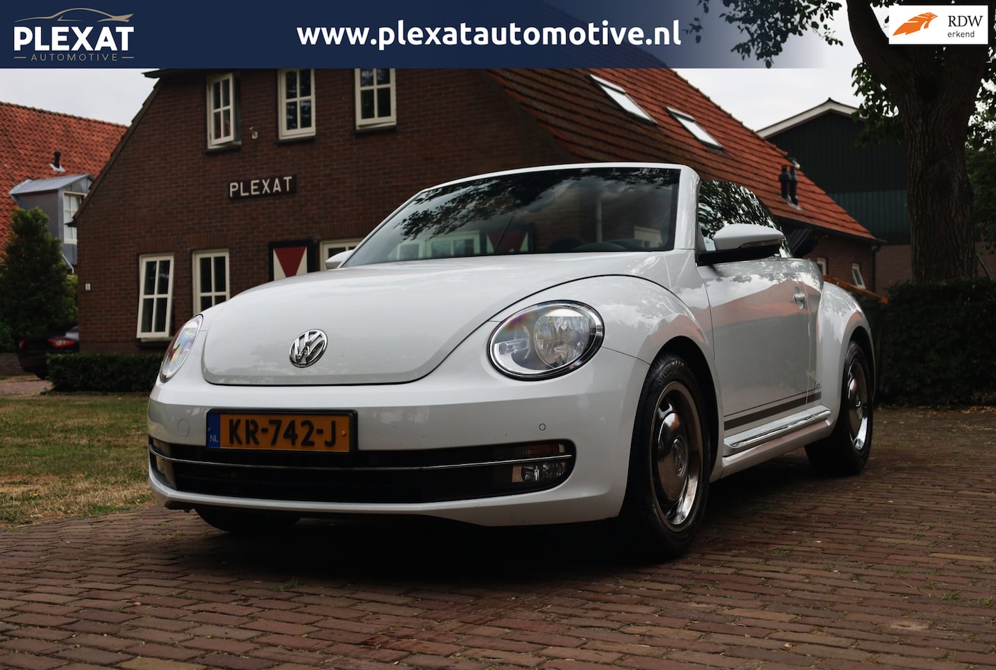 Volkswagen Beetle Cabriolet - 1.2 TSI Design BlueMotion | Volledig Dealeronderhouden | RetroVelgen | Navigatie | Stoelve - AutoWereld.nl