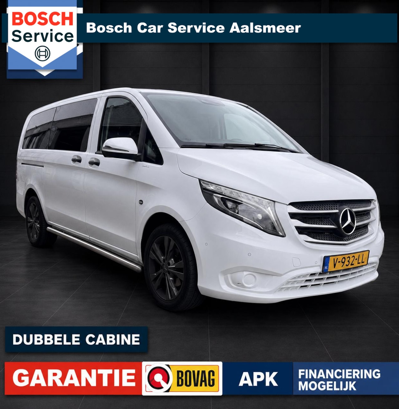 Mercedes-Benz Vito - 114 CDI Lang DC Comfort /CAMERA / TREKHAAK / LEER / DUBBEL CABINE / - AutoWereld.nl