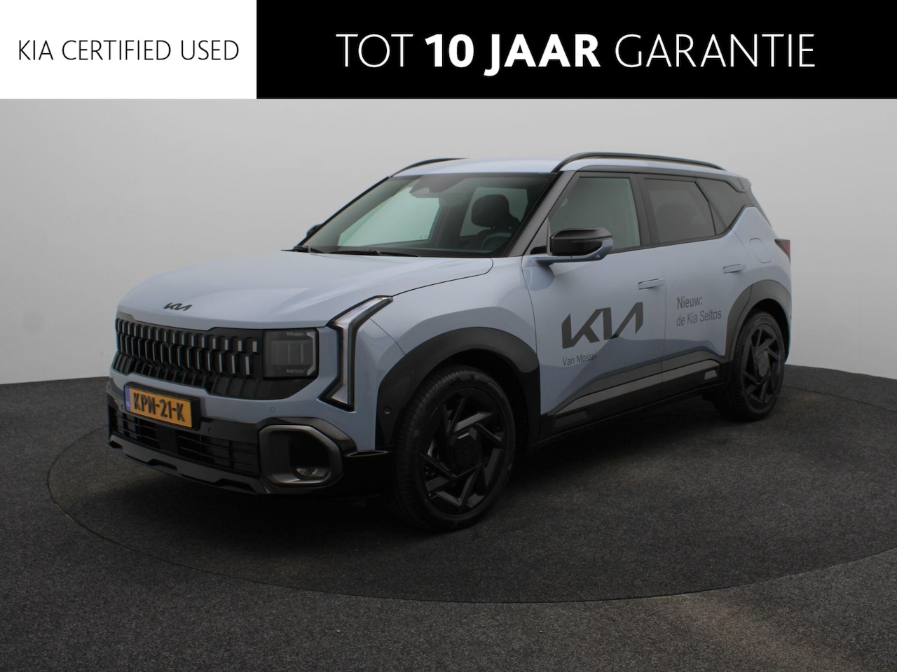 Kia Seltos - 1.6 T-GDi Demo Edition Automaat | Leder | Stoelverwarming en Verkoeling | Elektr. Stoel me - AutoWereld.nl