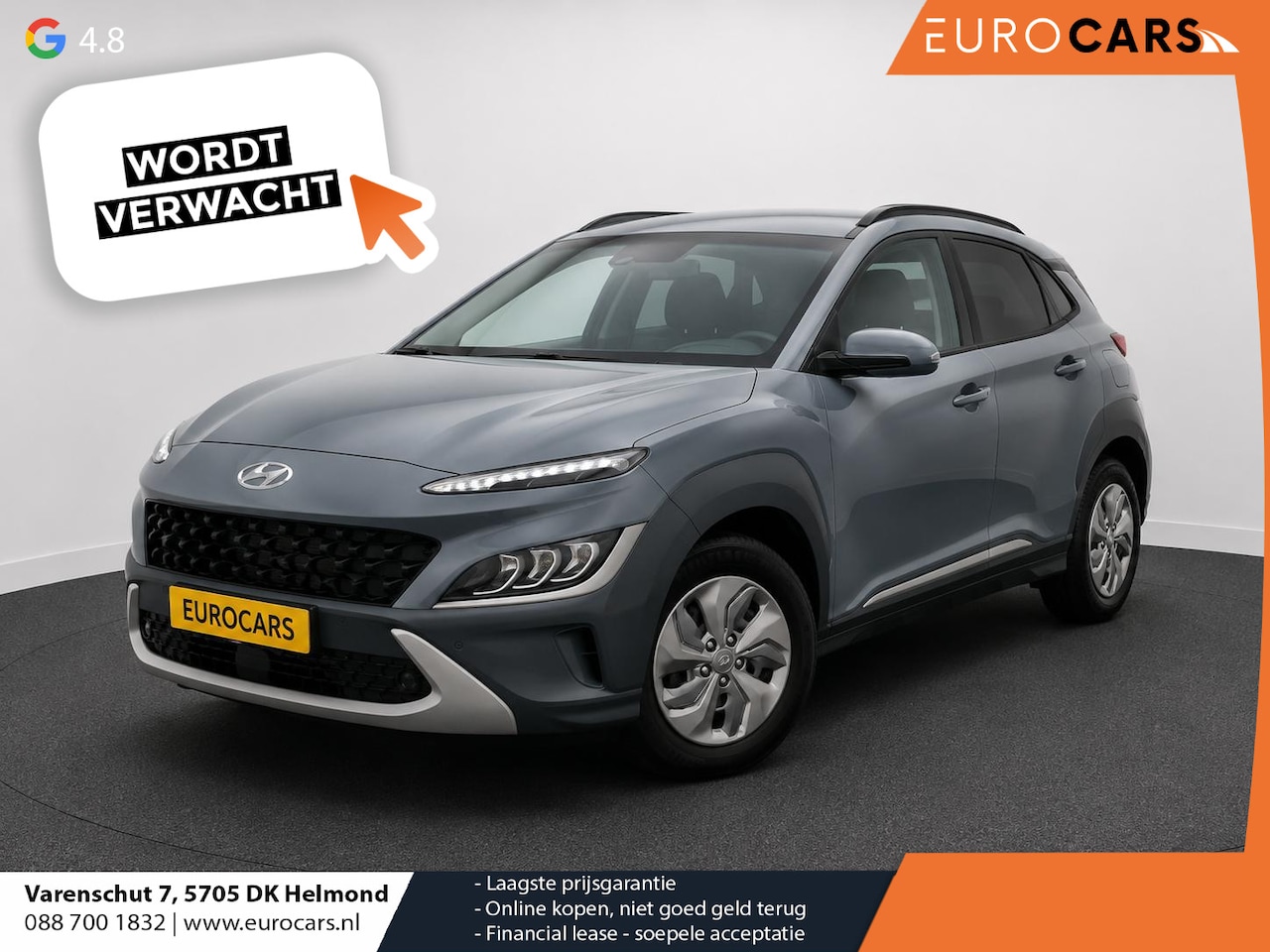 Hyundai Kona - 1.6 GDI HEV Sky Bluelink Navigatie Apple Carplay Android Auto Camera Parkeerhulp Adaptive - AutoWereld.nl
