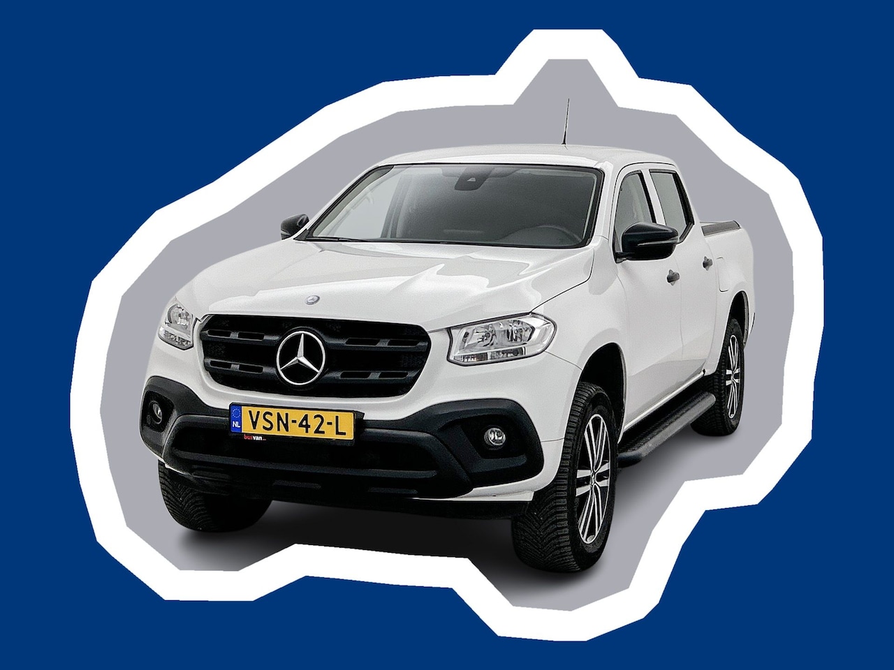 Mercedes-Benz X-klasse - 220 d 4-MATIC Pure Roll-cover 3.5t trekhaak Camera Stoelverwarming - AutoWereld.nl