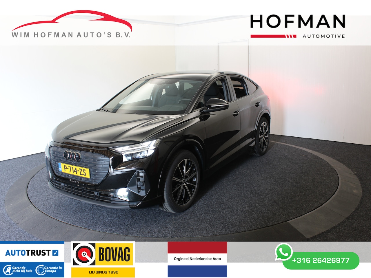 Audi Q4 Sportback e-tron - 35 Advanced Black edition 55 kWh - AutoWereld.nl