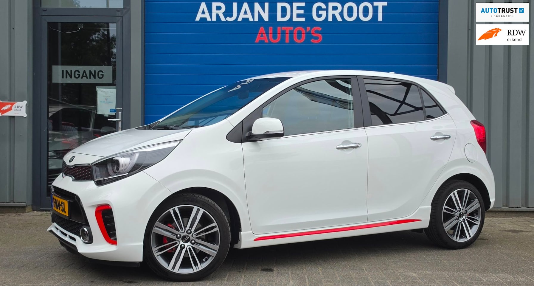 Kia Picanto - 1.2 84PK GT-line Clima Navi Carplay® Camera 4 cilinder Zeer mooi! - AutoWereld.nl