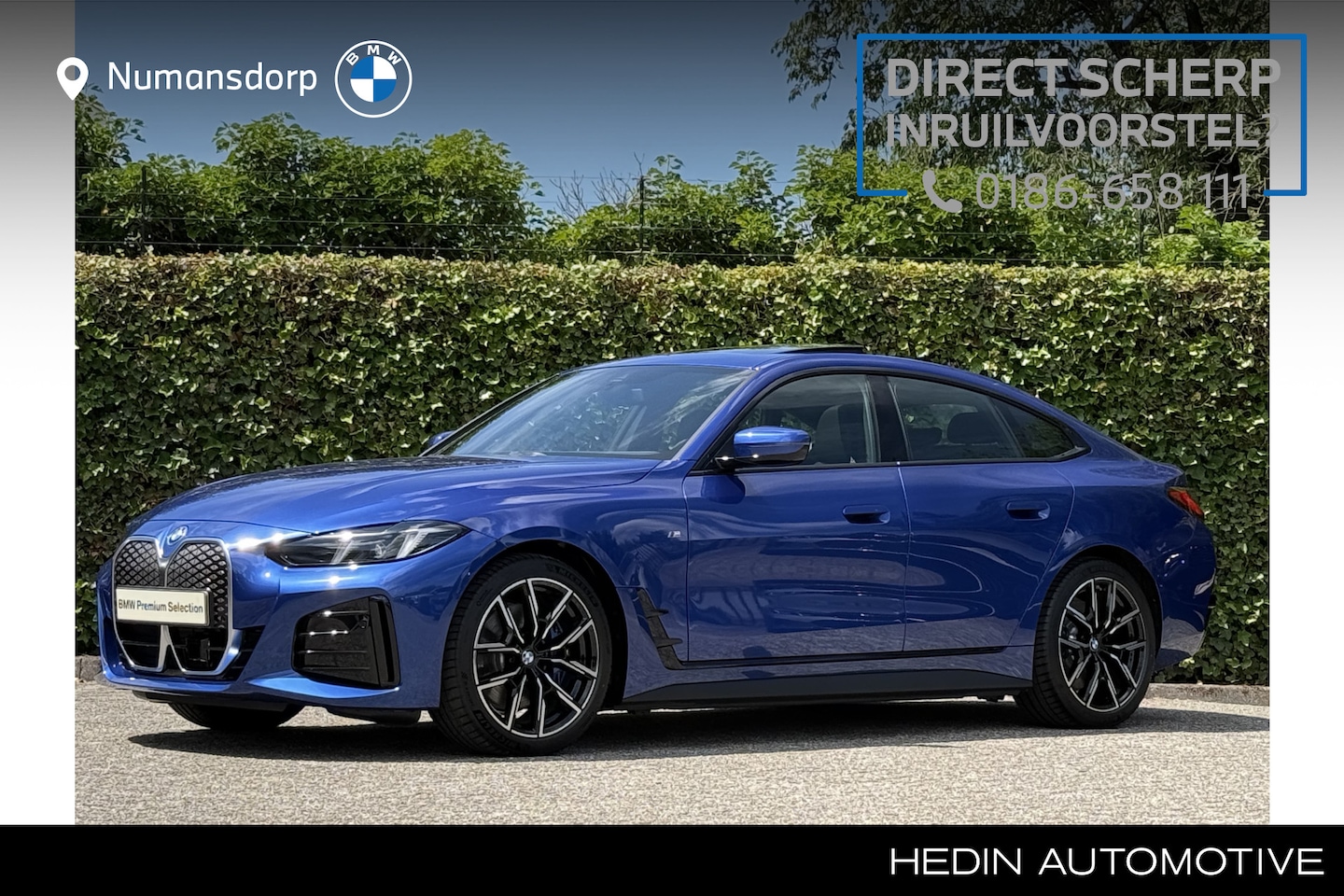 BMW i4 - eDrive35 | M-Sport | Schuif-/Kanteldak | HiFi | Camera | Comfort Access | Elek. Trekhaak - AutoWereld.nl