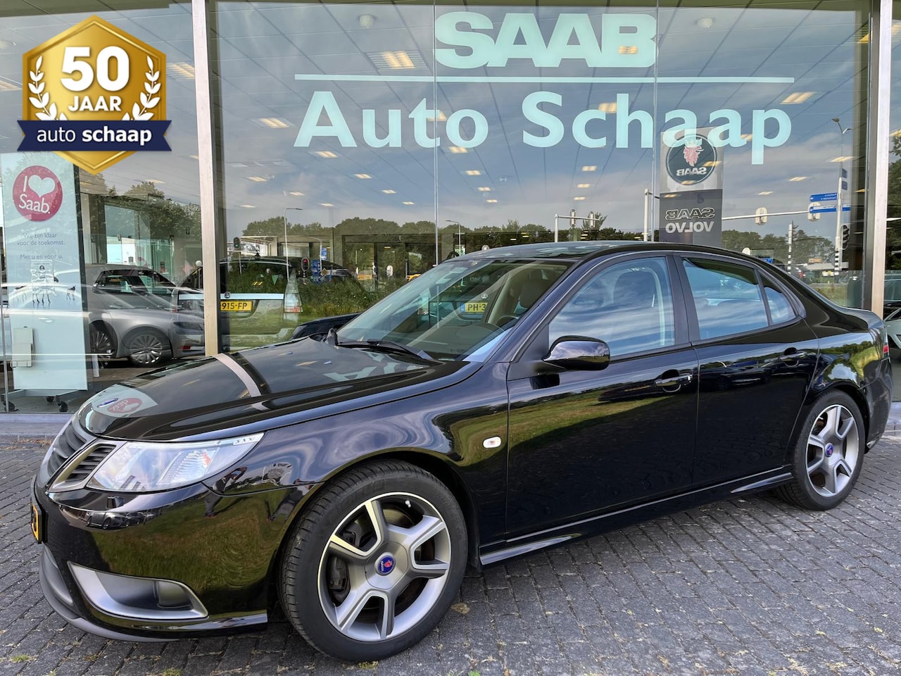 Saab 9-3 - Sedan TurboX 2.8 T V6 XWD Automaat | Rijklaar incl garantie | Carbon Bose Premium leder Me - AutoWereld.nl
