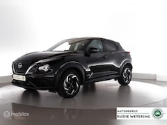 Nissan Juke - 1.6 Hybrid 143 PK Automaat N-Connecta 1/2leer|led|cam|applecarplay|ecc|lmv17
