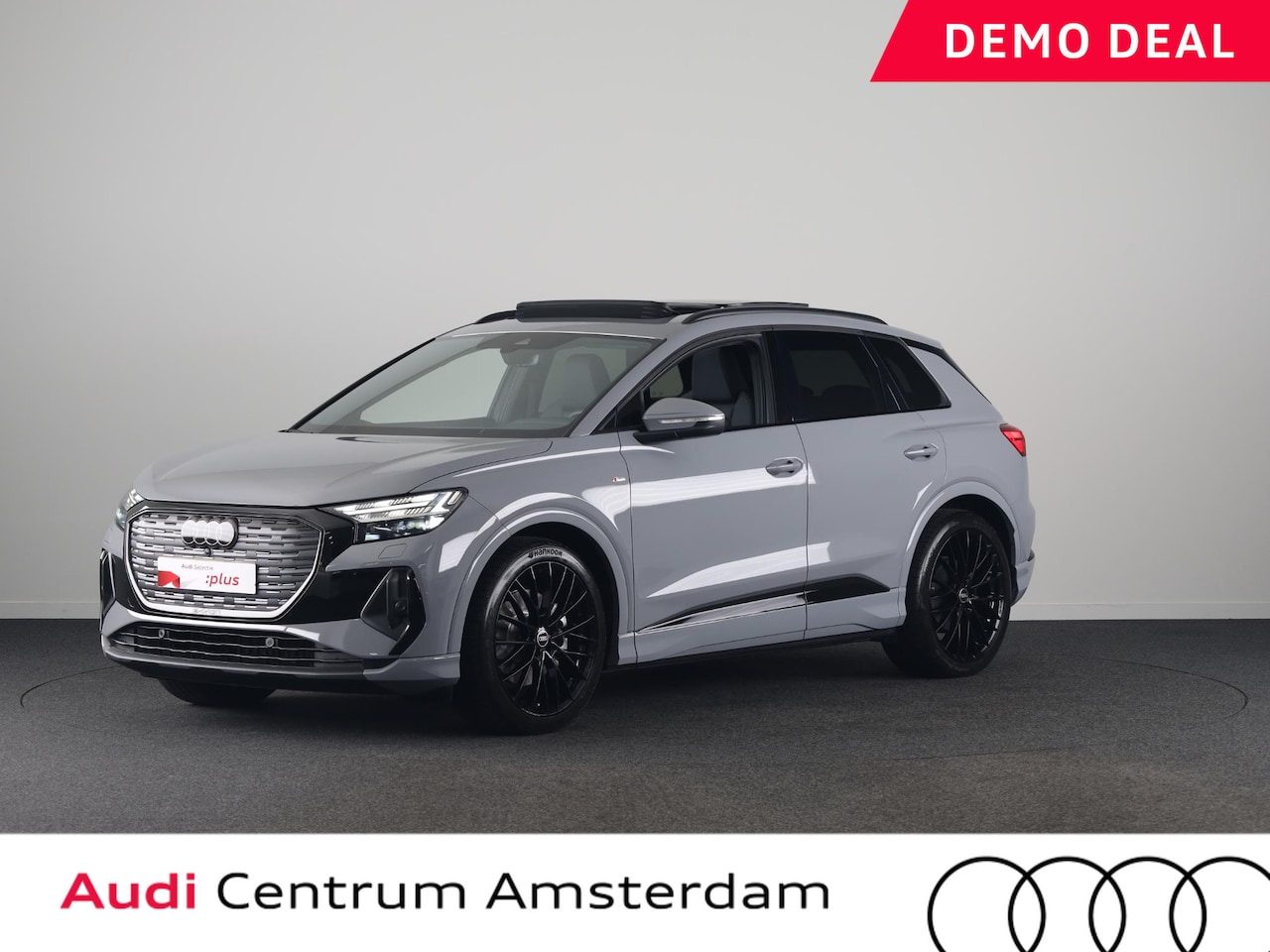 Audi Q4 e-tron - 45 quattro S Edition Competition 82 kWh 286pk | Glazen panoramadak | Optiekpakket zwart pl - AutoWereld.nl