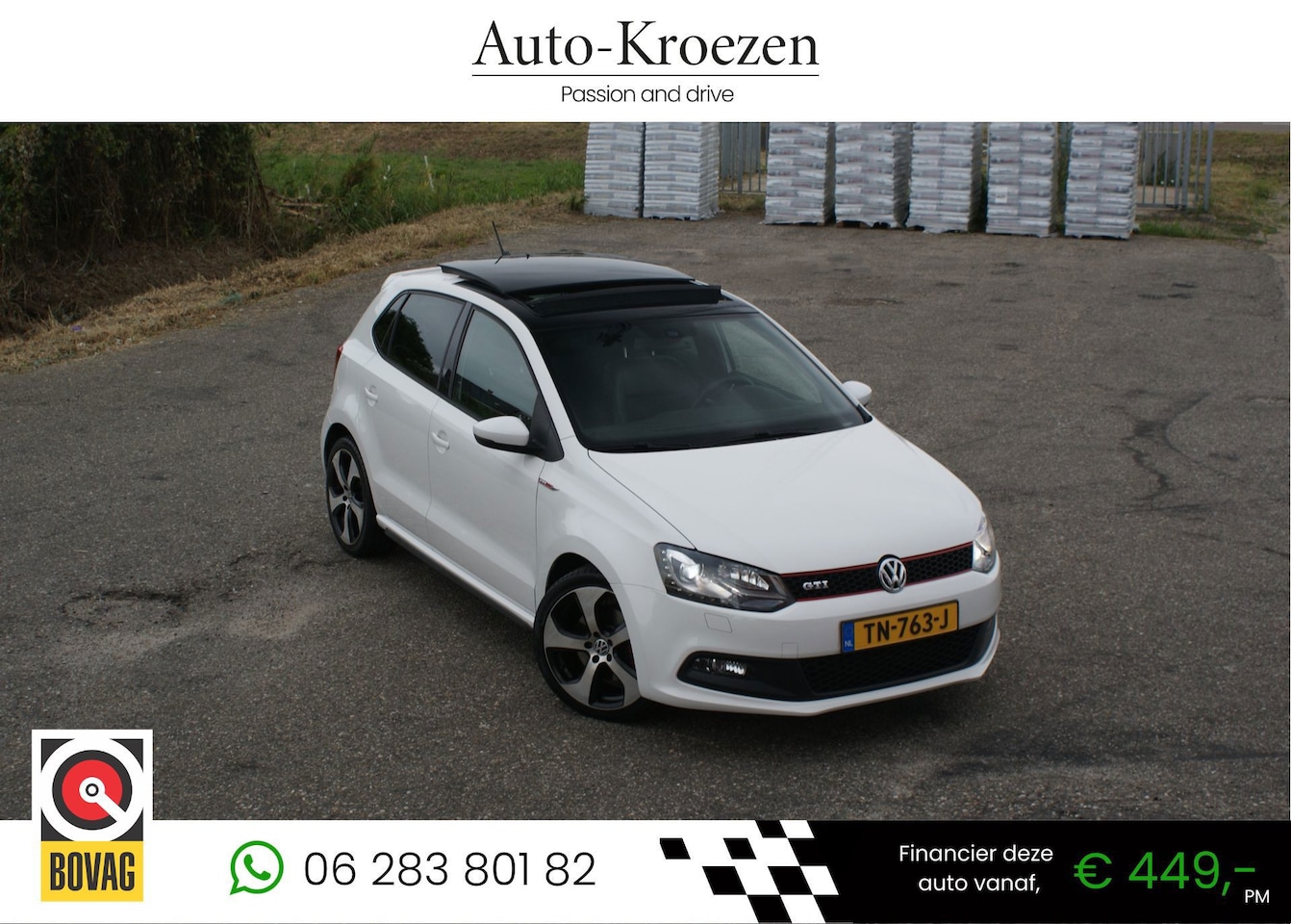 Volkswagen Polo - 1.4 TSI GTI | Pano | Led | DSG | Navigatie | Stoel verwarming | - AutoWereld.nl
