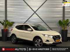 Nissan Qashqai - 1.2 N-Connecta 2E-EIG/NAVI/PANO/LED/CLIMATE/360C/VDOH/KEYLESS/TREKHAAK/PARELMOER-WIT/12-MA